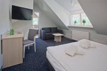 Фото номера Двухместный номер с 1 кроватью Отель Hotel Podjadek г. Гужно 23