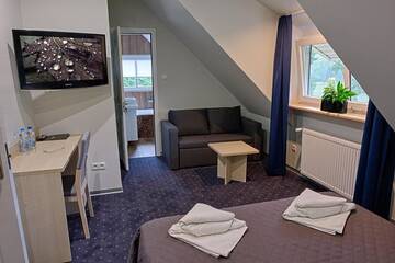 Фото номера Двухместный номер с 1 кроватью Отель Hotel Podjadek г. Гужно 17